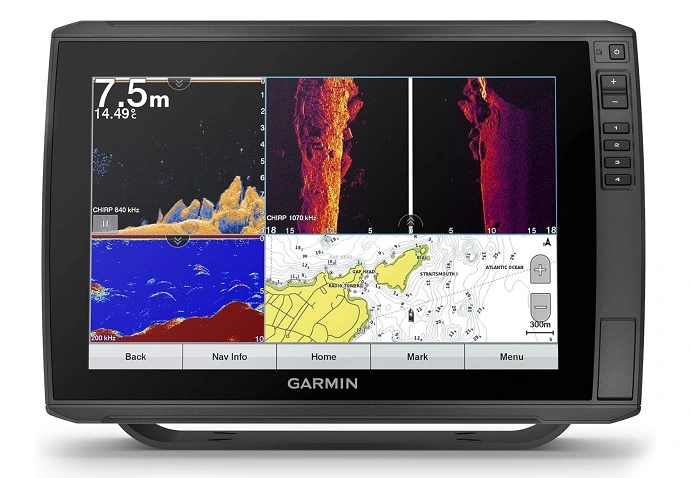 Garmin ECHOMAP Ultra 122sv with GT56UHD-TM Transducer, 12" Touchscreen Chartplotter/Sonar Combo with Worldwide Basemap and Added High Def Scanning Sonar